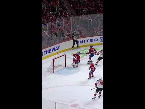 Cody Glass with a Short Goal vs. Montréal Canadiens