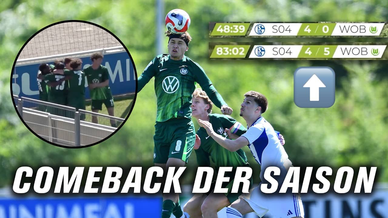 U19: Alle Tore der 𝓱𝓲𝓼𝓽𝓸𝓻𝓲𝓼𝓬𝓱𝓮𝓷 𝓐𝓾𝓯𝓱𝓸𝓵𝓳𝓪𝓰𝓭 gegen S04 ⚽️🤯 | WölfeTV