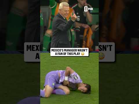 Javier Aguirre told him to get up