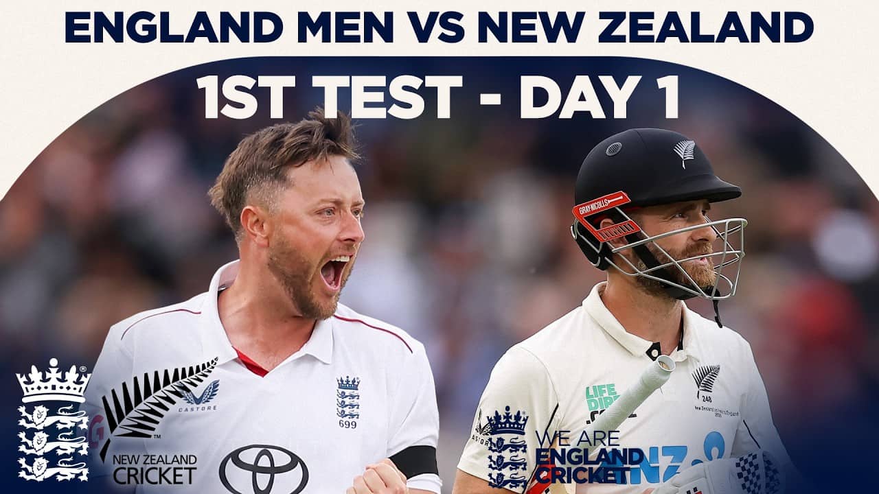 16 Wickets Fall on Day 1 | Highlights - England v New Zealand | Rothesay Test 2026