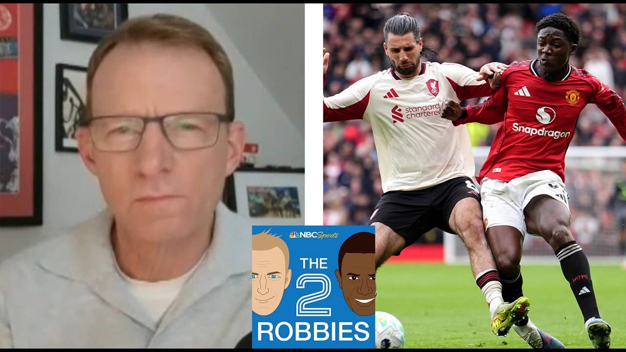 'Dynamic' Kobbie Mainoo shines for Man United against Liverpool | The 2 Robbies Podcast | NBC Sports