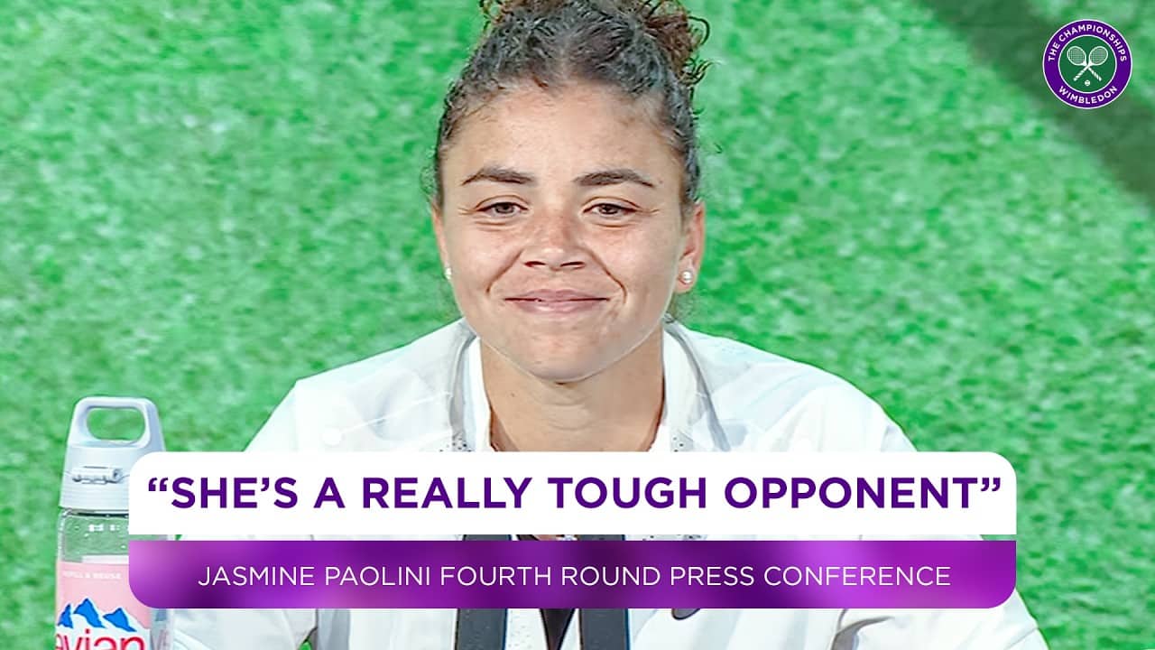 Jasmine Paolini on her showdown with Eala | Fourth Round Press Conference | Wimbledon 2026