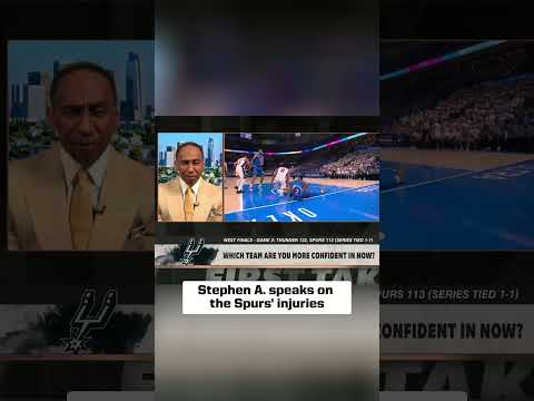 Stephen A. speaks on the injuries in the WCF 🏀