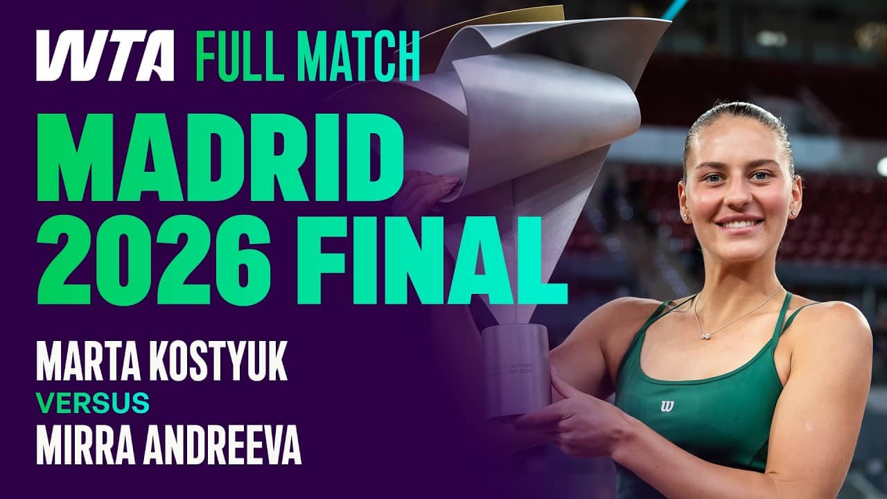 The FULL Marta Kostyuk vs. Mirra Andreeva 2026 Mutua Madrid Open Final 🏆 | WTA Full Match