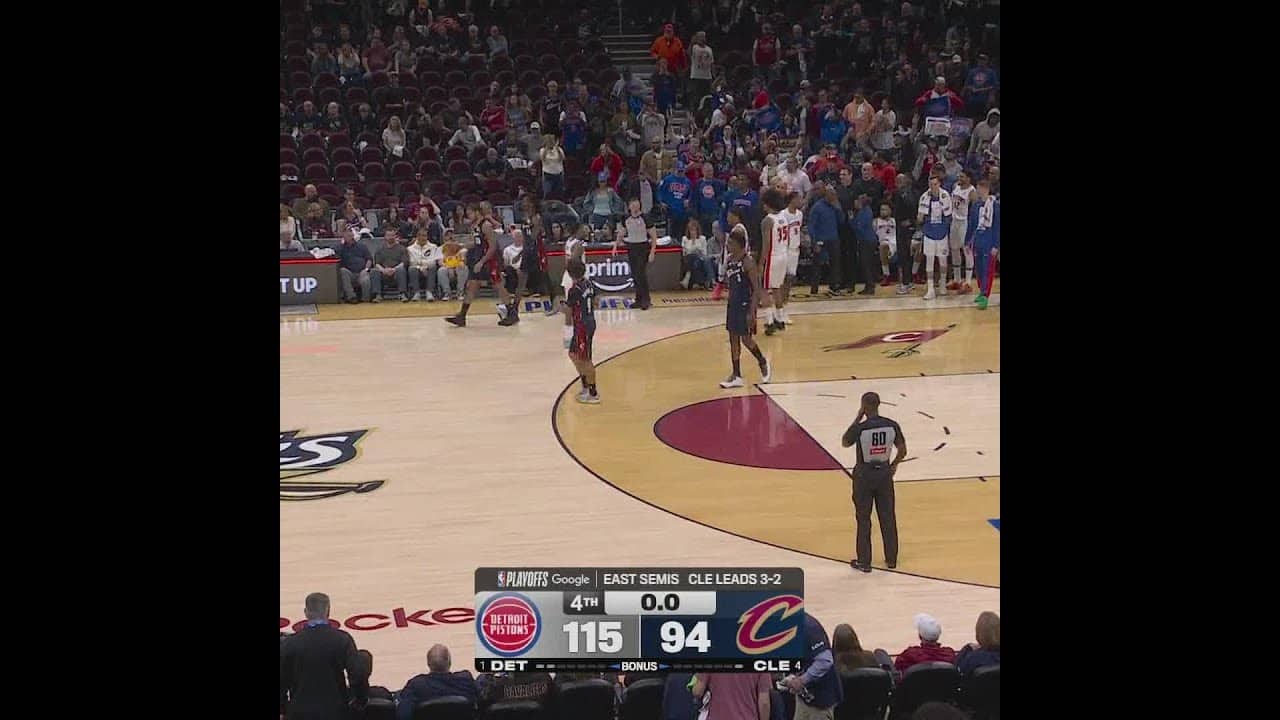 THE PISTONS FORCE GAME 7 AGAINST THE CAVS IN THE EASTERN CONFERENCE SEMIS 🔥
