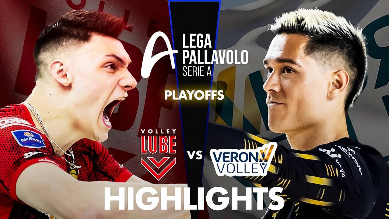 Lube vs Verona | Highlights | Superlega Play Offs | Semifinals Game 2