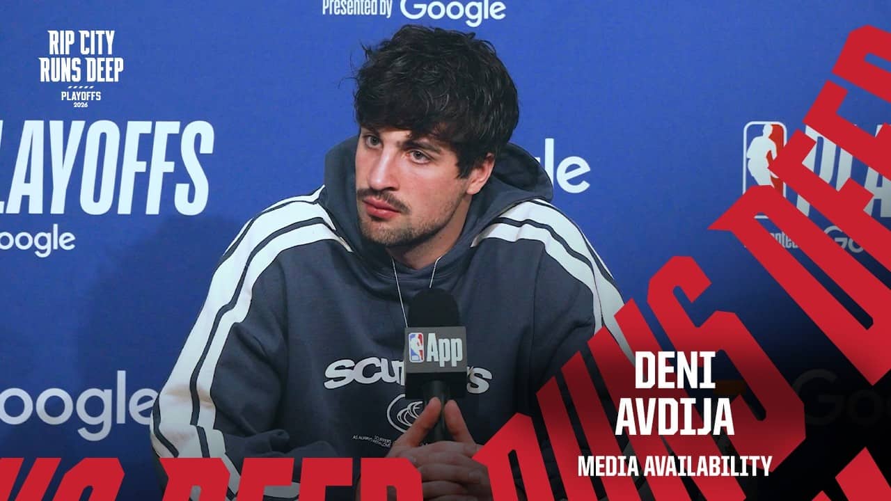 Deni Avdija Postgame Media Availability | Trail Blazers vs Spurs Playoffs Game 4 | April 26, 2026