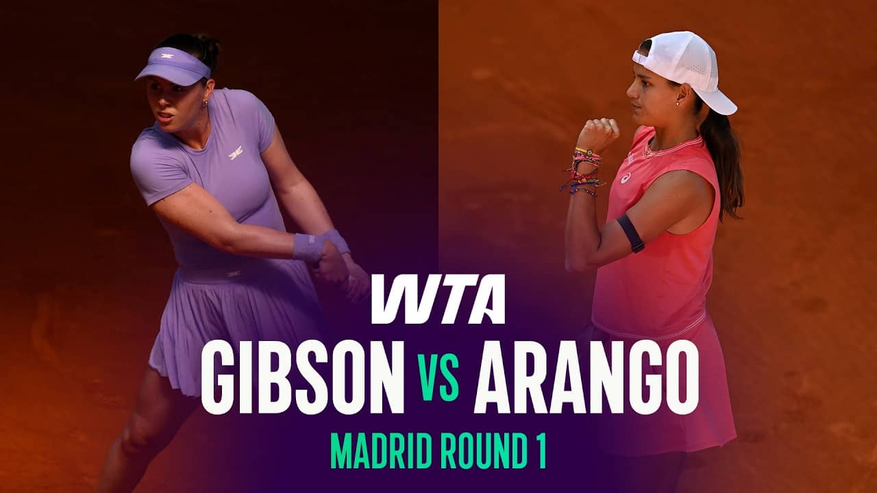 Talia Gibson vs. Emiliana Arango | 2026 Madrid Round 1 | WTA Match Highlights