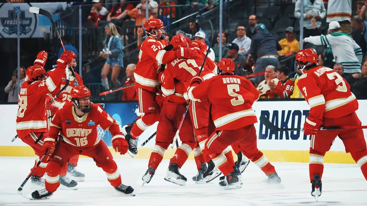 Denver advances to Frozen Four title game after 2OT thriller