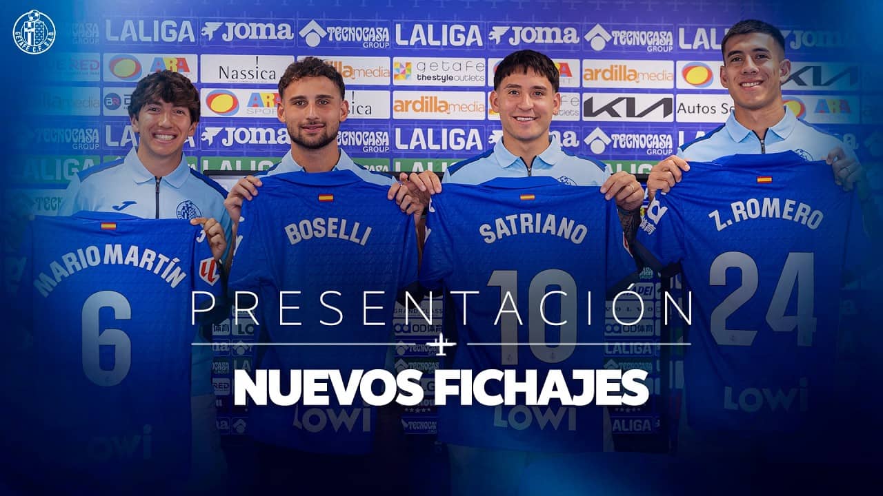 🎙️ Rueda de prensa de presentación de Zaid Romero, Martín Satriano, Sebastián Boselli y Mario Martín