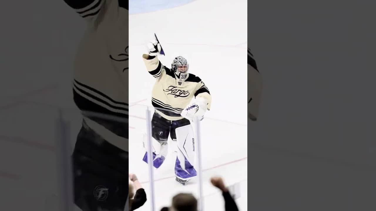 Goalie goal from our newest prospect Samuel Hrrnak 😱