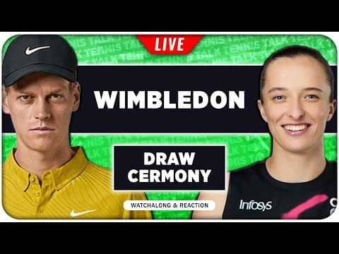 Wimbledon 2026 • Draw Ceremony • LIVE Tennis Watchalong