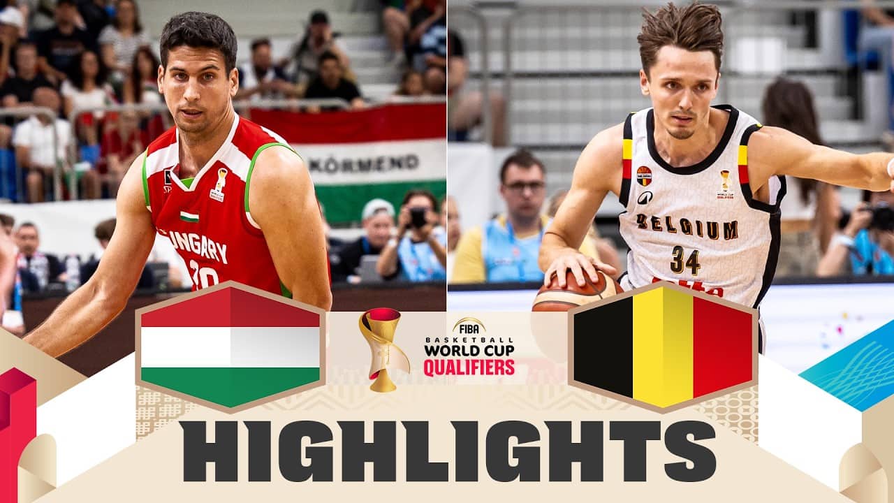 Hungary 🇭🇺 v Belgium 🇧🇪 | Highlights | FIBA Basketball World Cup 2027 European Qualifiers