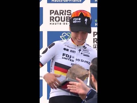Franzi Koch makes history at Paris-Roubaix Femmes!