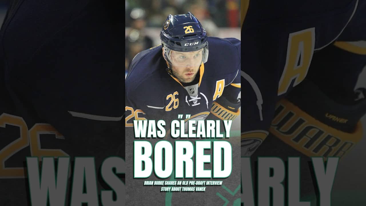 Thomas Vanek did THIS in a Pre Draft MEETING 👀