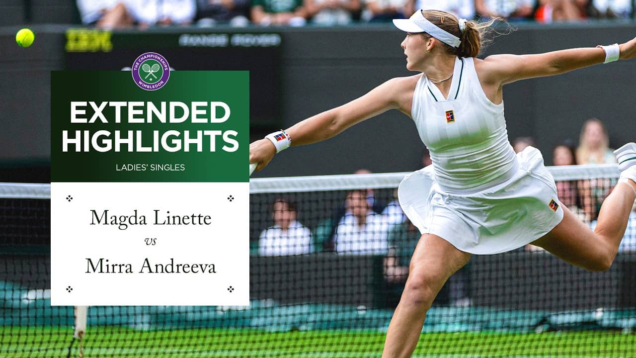 Andreeva BRILLIANCE | Magda Linette vs Mirra Andreeva | Extended Highlights | Wimbledon 2026