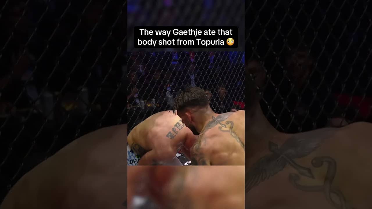 How did Gaethje take that punch? 🤯