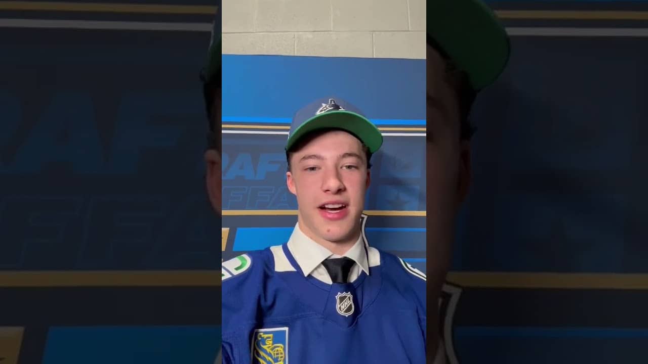 The newest Canuck CALEB MALHOTRA has a message for Canucks Fans!