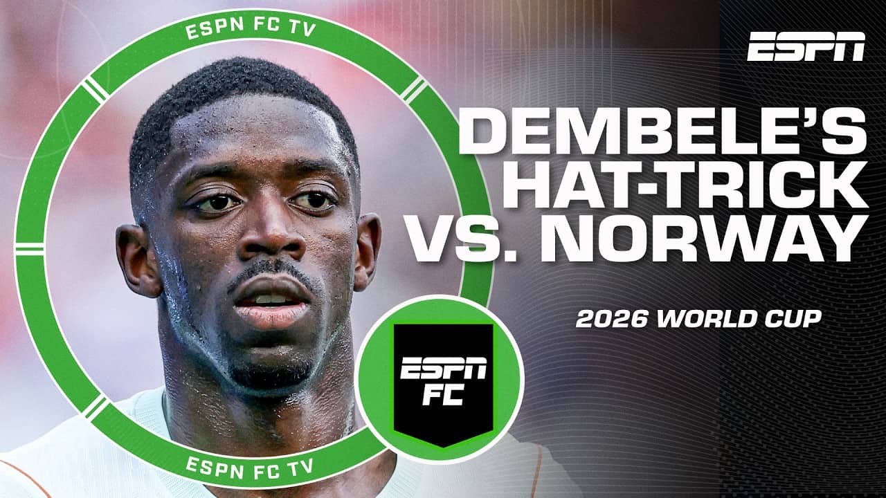 Ousmane Dembele’s LEGENDARY hat-trick vs. Norway 🔥 2026 World Cup | ESPN FC