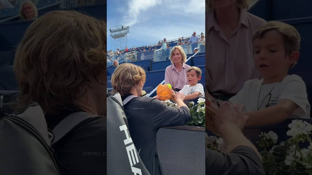 Rublev 🤝 his first Barcelona Open final 🔥