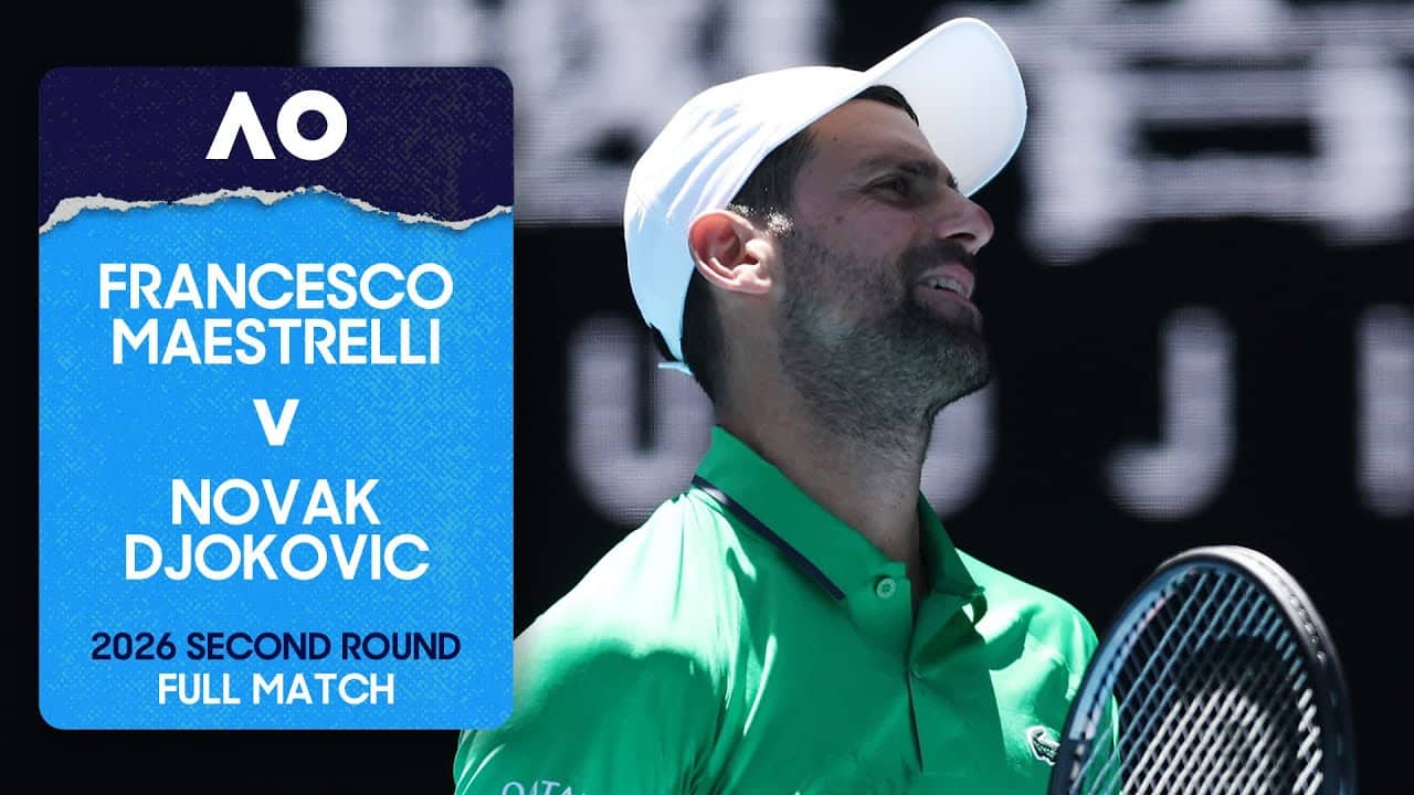 Francesco Maestrelli v Novak Djokovic Full Match | Australian Open 2026 Second Round