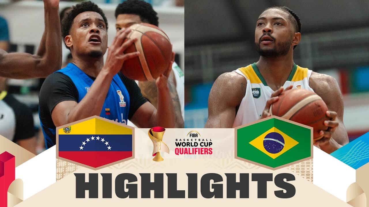 Venezuela 🇻🇪 v Brazil 🇧🇷 | Highlights | FIBA Basketball World Cup 2027 Americas Qualifiers