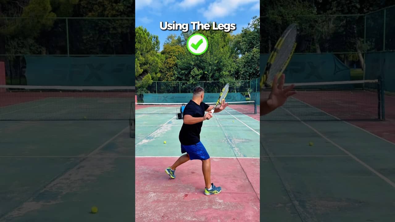 This is how you create forehand power and stability