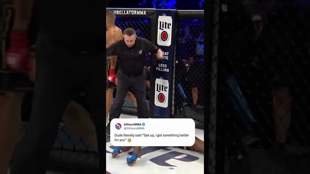 One of the coldest knockouts of all time 😲 (via bellatormma)