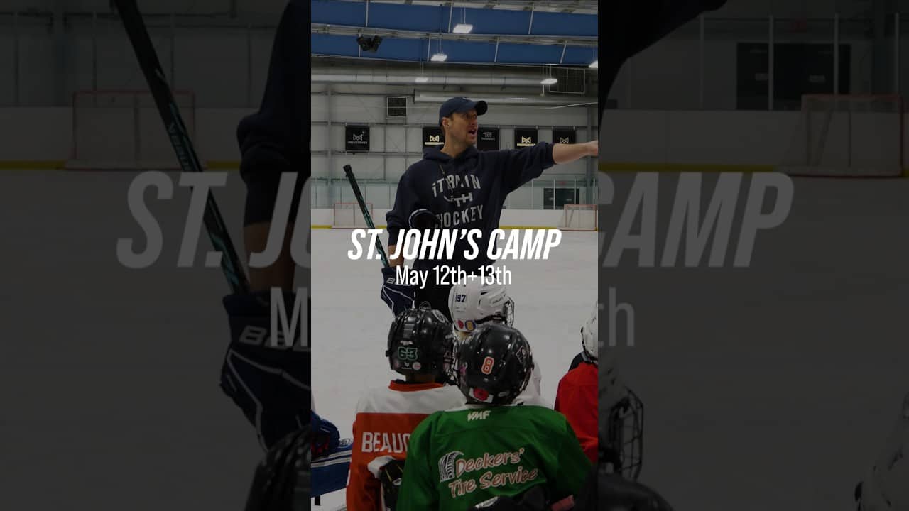 JOIN ME ON THE ICE AT THE ST. JOHN'S CAMP! LEARN MORE AT ITRAINHOCKEY.COM.