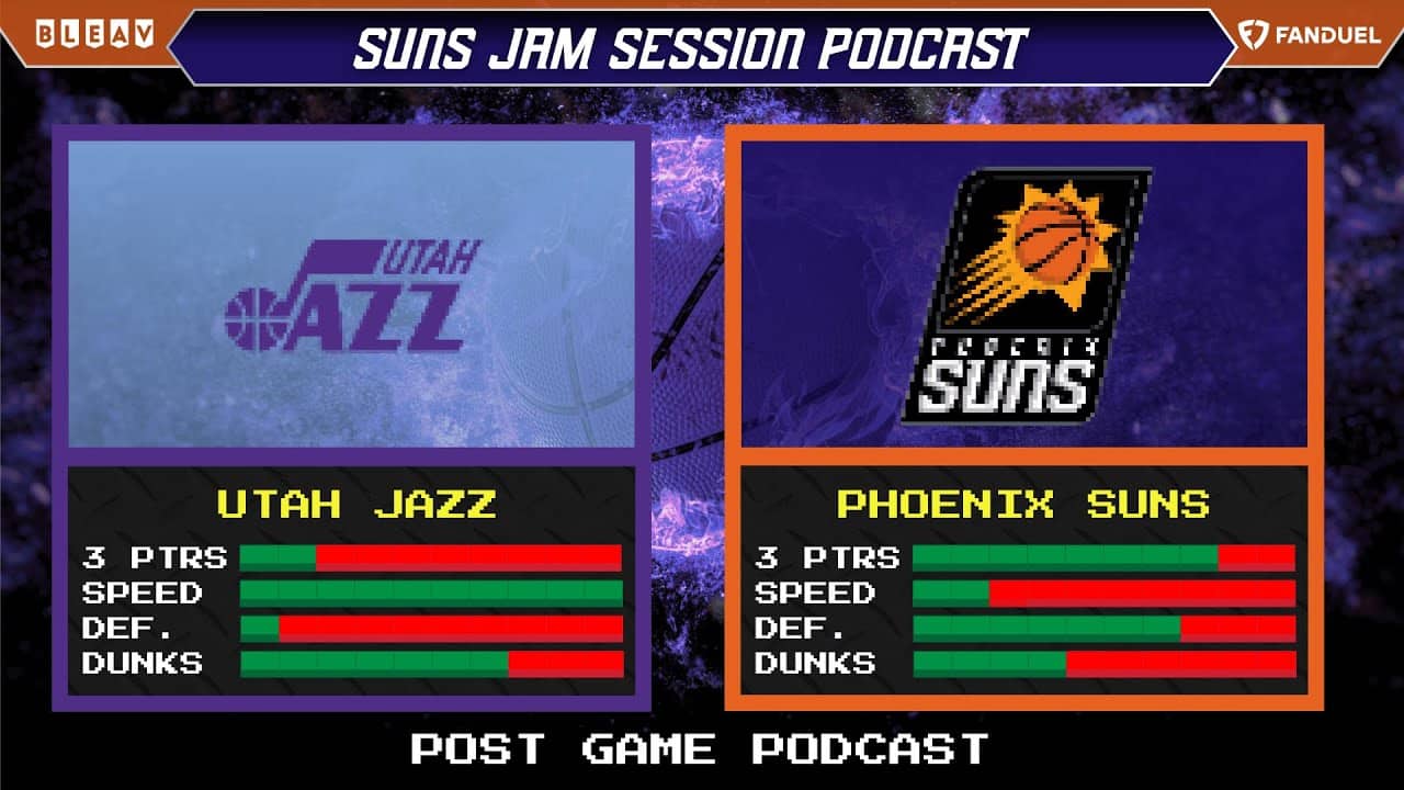 Suns Drop 134 on Jazz