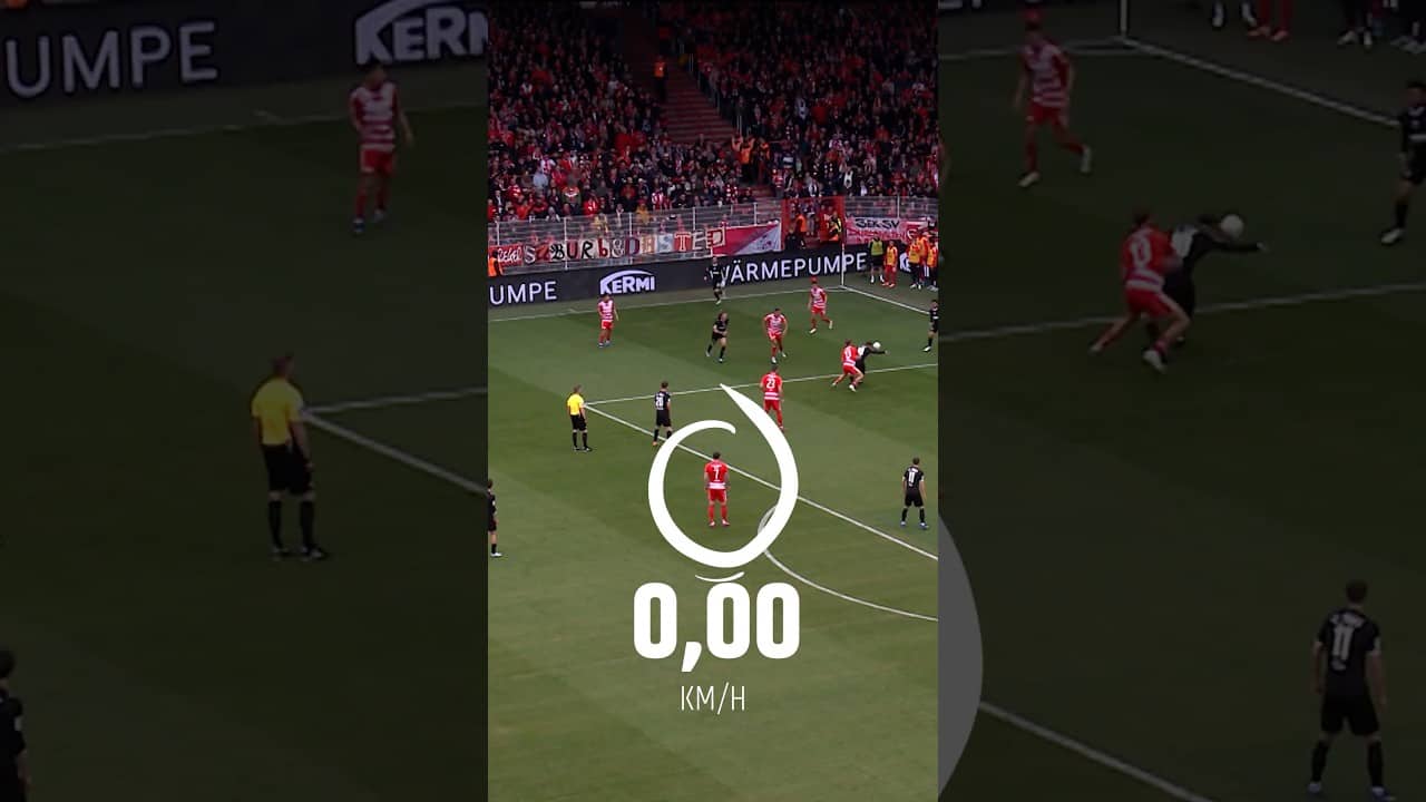 Mit wie viel km/h ist Olli bitte gemessen worden?! 🤯 #FCUnion #FCUSTP #Bundesliga