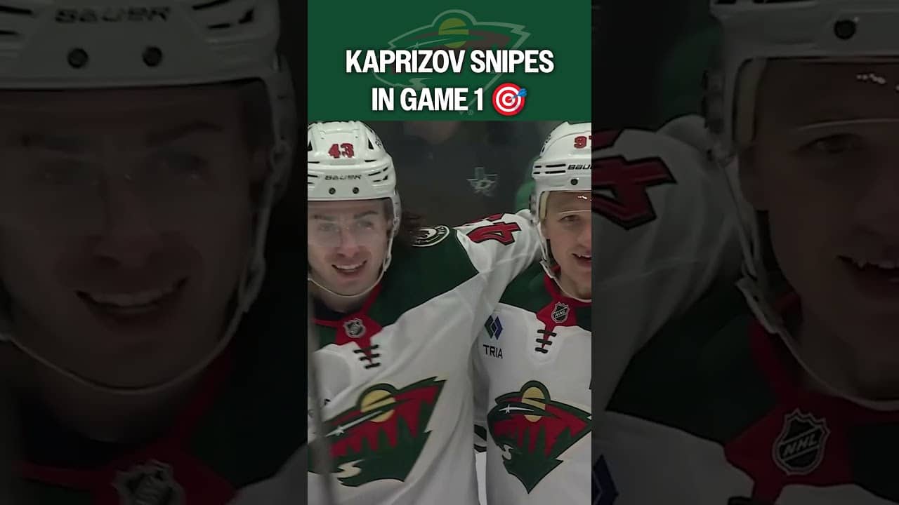 Playoff Kaprizov is a WEAPON 😮‍💨