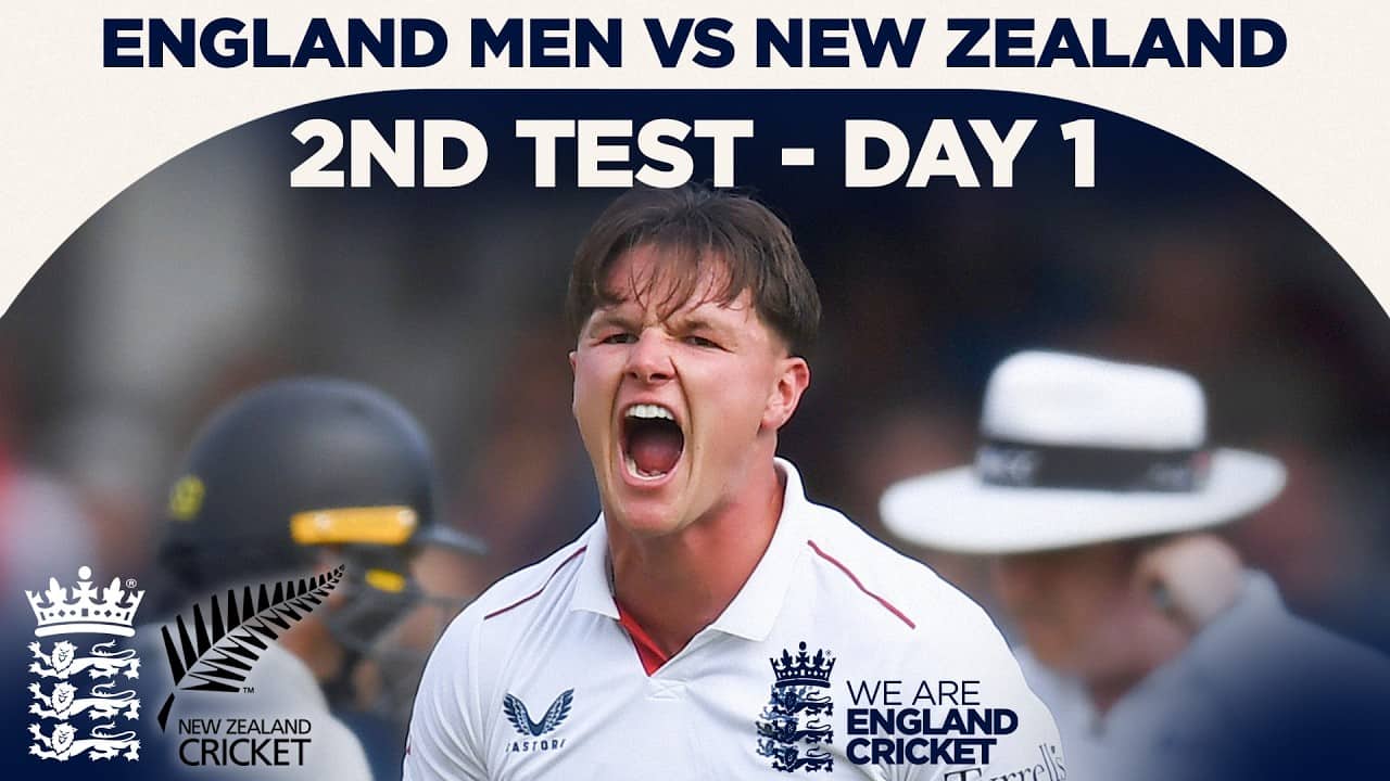 Baker & Bethell In The Wickets | Highlights - England v New Zealand Day 1 | Rothesay Test 2026