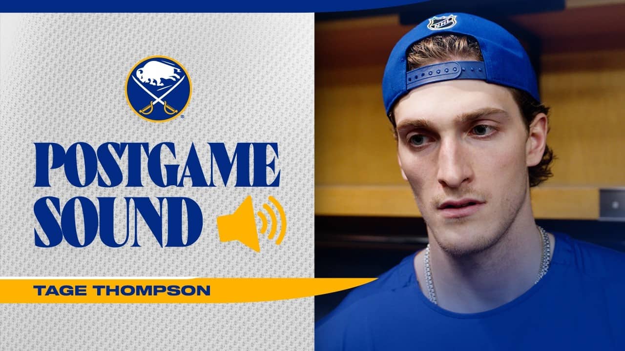 "It's Just A Start" | Tage Thompson After Clinching Atlantic Division | Buffalo Sabres