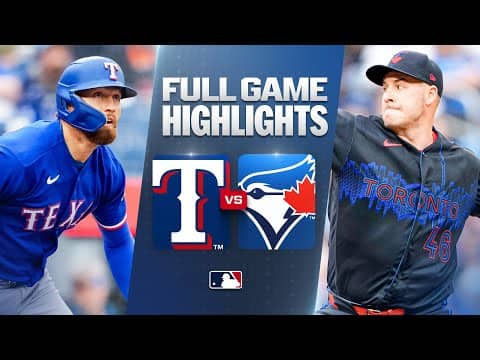 RANGERS vs. BLUE JAYS: Official Full Game Highlights (June 26) | 2026 MLB Season