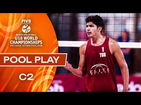 Pool Play - Court 2 | Beach U18 World Championships 2026 | The Hague