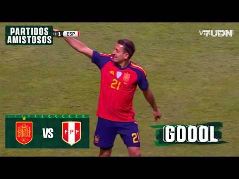 ¡GOL DE VESTIDOR DE ESPAÑA! | España 1-0 Perú | Amistoso Internacional -Rumbo al Mundial 2026 | TUDN