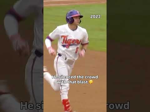 That was cold 🥶 #clemson #accbaseball #collegebaseball