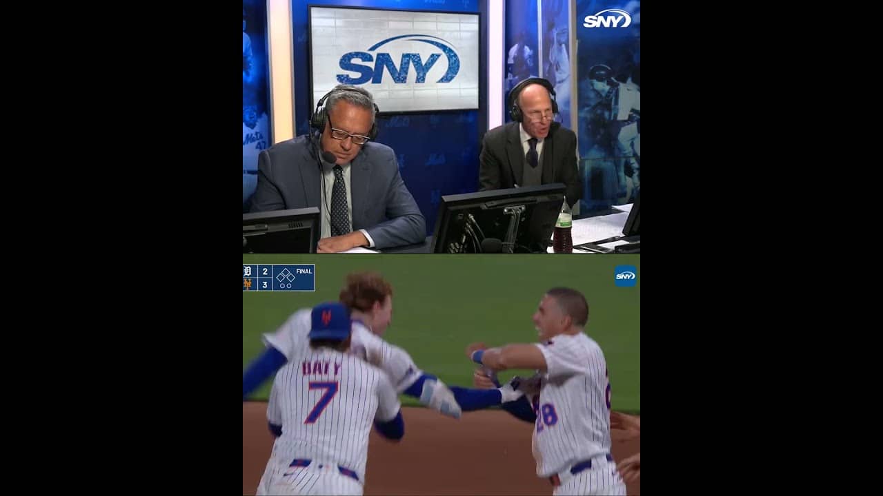 Gary Cohen on the call for the "Baby Mets' with Carson Benge's walk-off