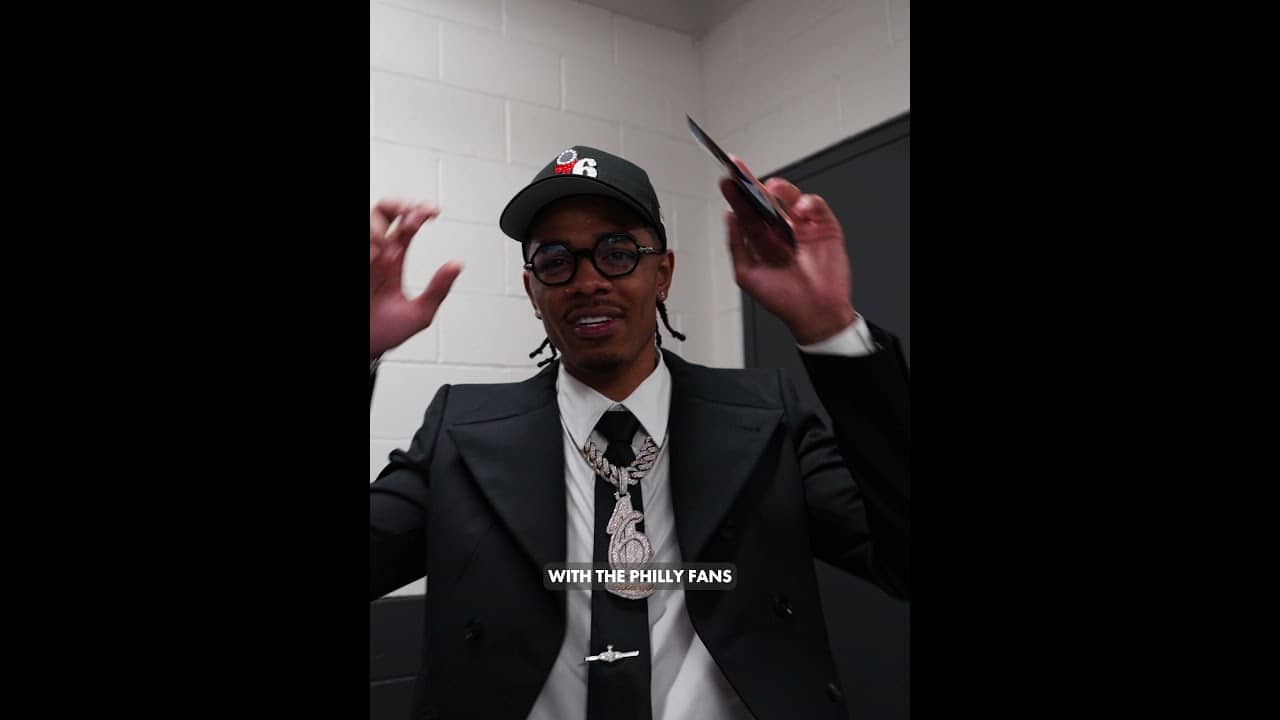 Labaron Philon Jr. On What It Means To Be Drafted By The Sixers #sixers #philly #nbadraft #nba