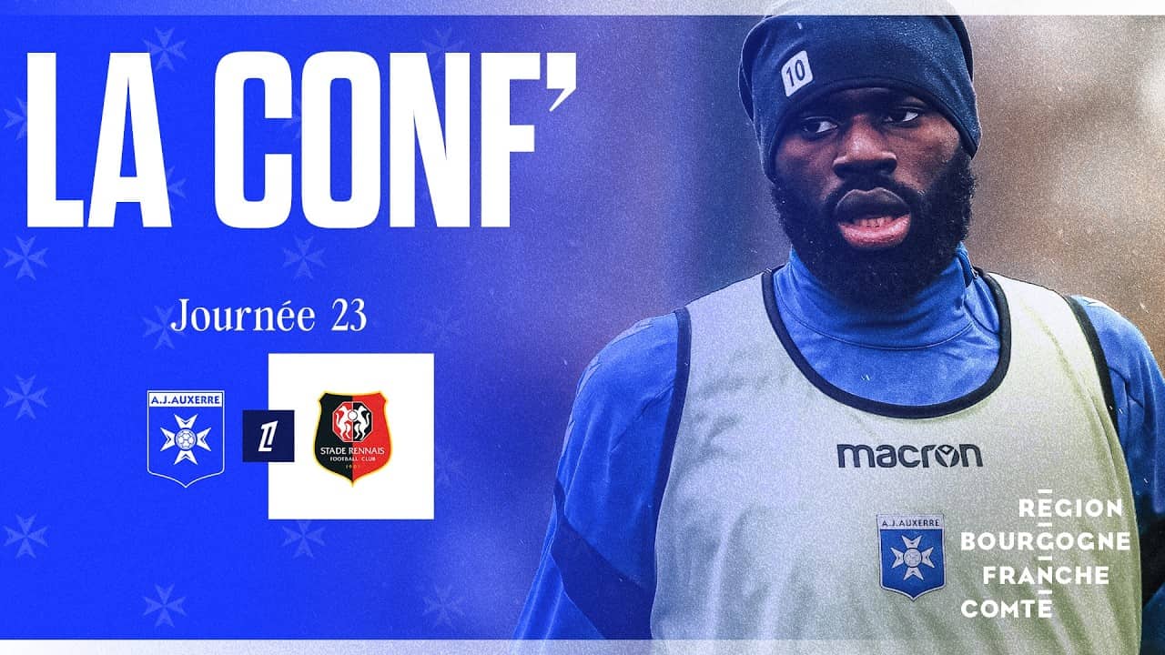 J23 - La conférence de presse de Christophe Pelissier et Lassine Sinayoko avant AJA-Rennes