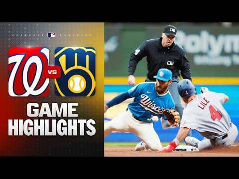 Nationals vs. Brewers Game Highlights (4/11/26)
