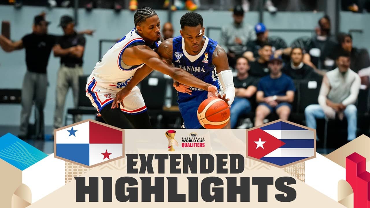 Panama 🇵🇦 v Cuba 🇨🇺 | Extended Highlights | FIBA Basketball World Cup 2027 Americas Qualifiers