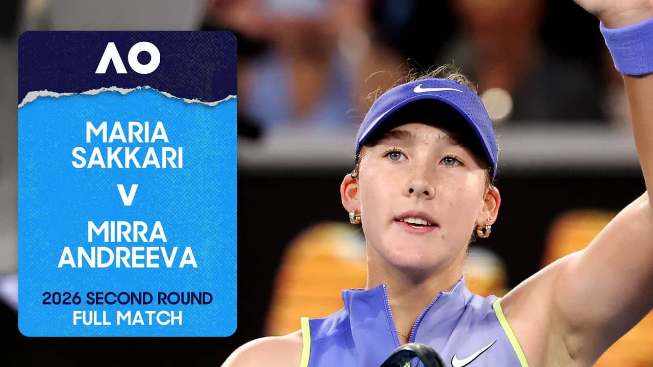 Maria Sakkari v Mirra Andreeva Full Match | Australian Open 2026 Second Round