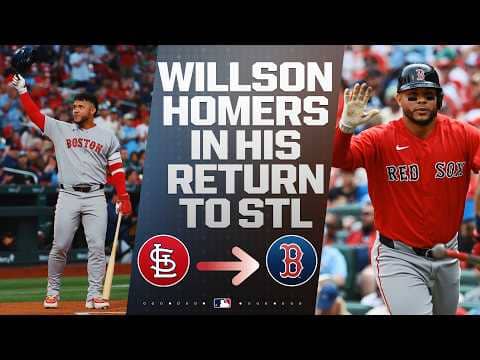 Home run against former team! Willson Contreras goes deep in return to St. Louis!