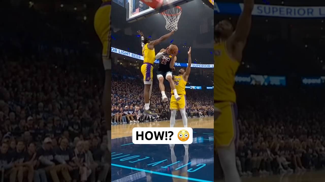 Ajay Mitchell shows off the hang time