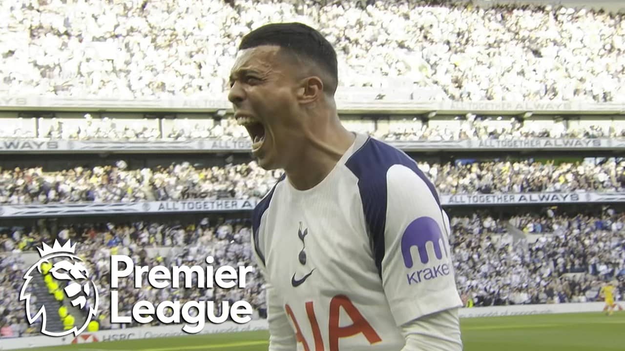 Pedro Porro heads Spurs 1-0 in front of Brighton | Premier League | NBC Sports