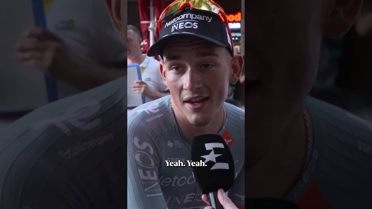 Josh Tarling on how he managed to recover from a broken collarbone in time for the Tour 💪