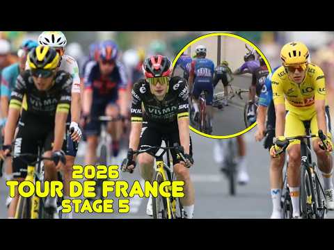Vingegaard Takes a NEEDLESS Risk | TdF Stage 5 2026