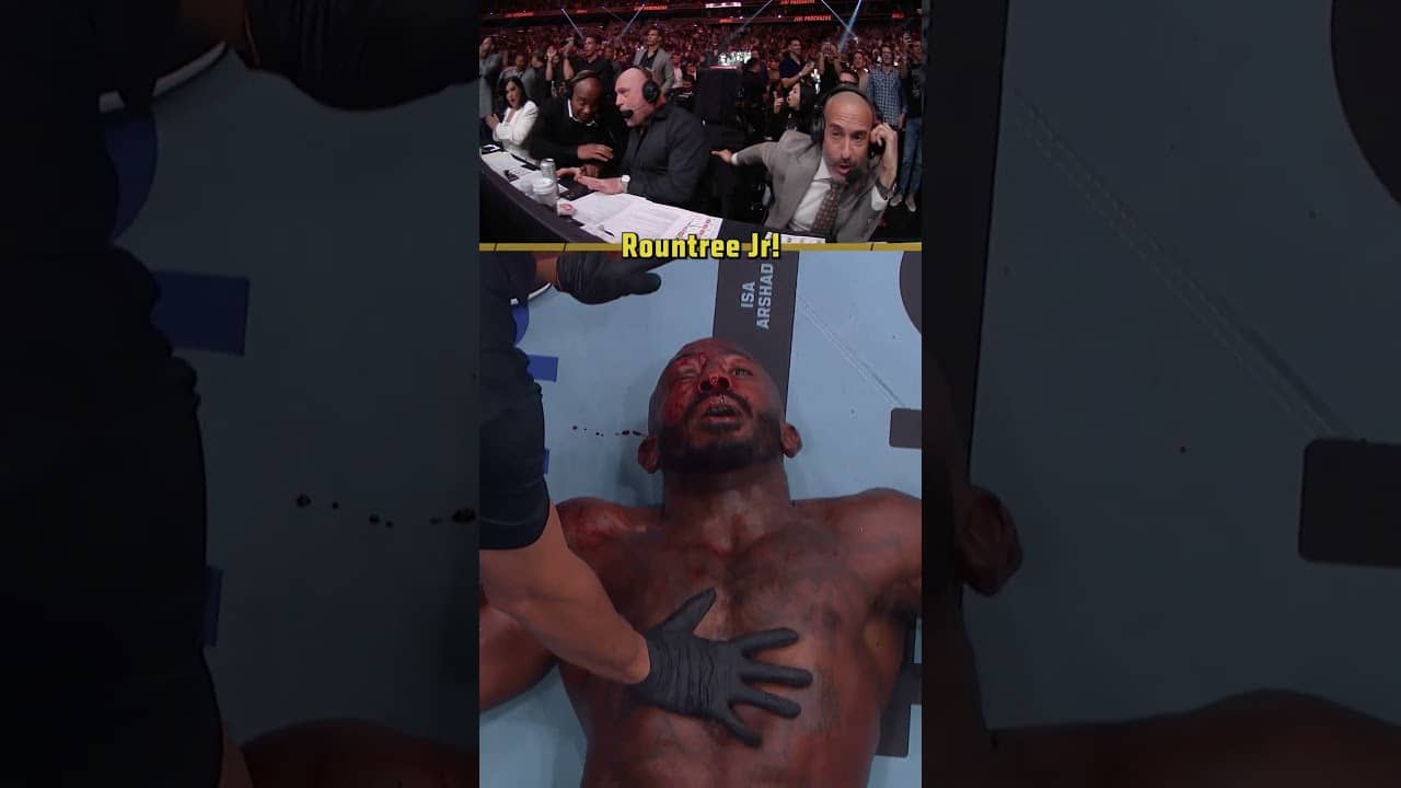 Joe Rogan REACTS to CRAZY KO #ufc327